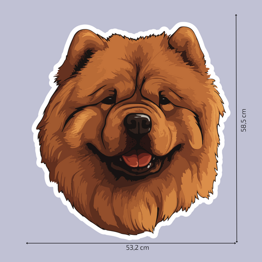 Textile Wall Sticker – “Chow Chow"