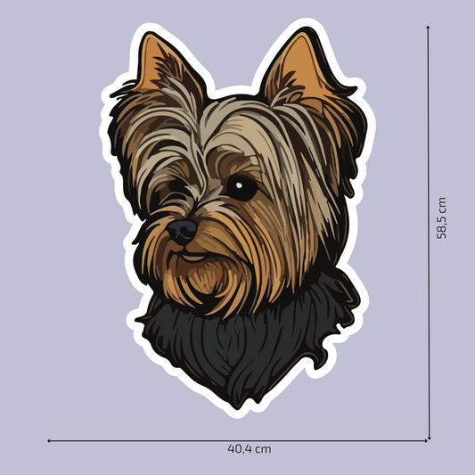 Textile Wall Sticker – “Yorkshire Terrier"