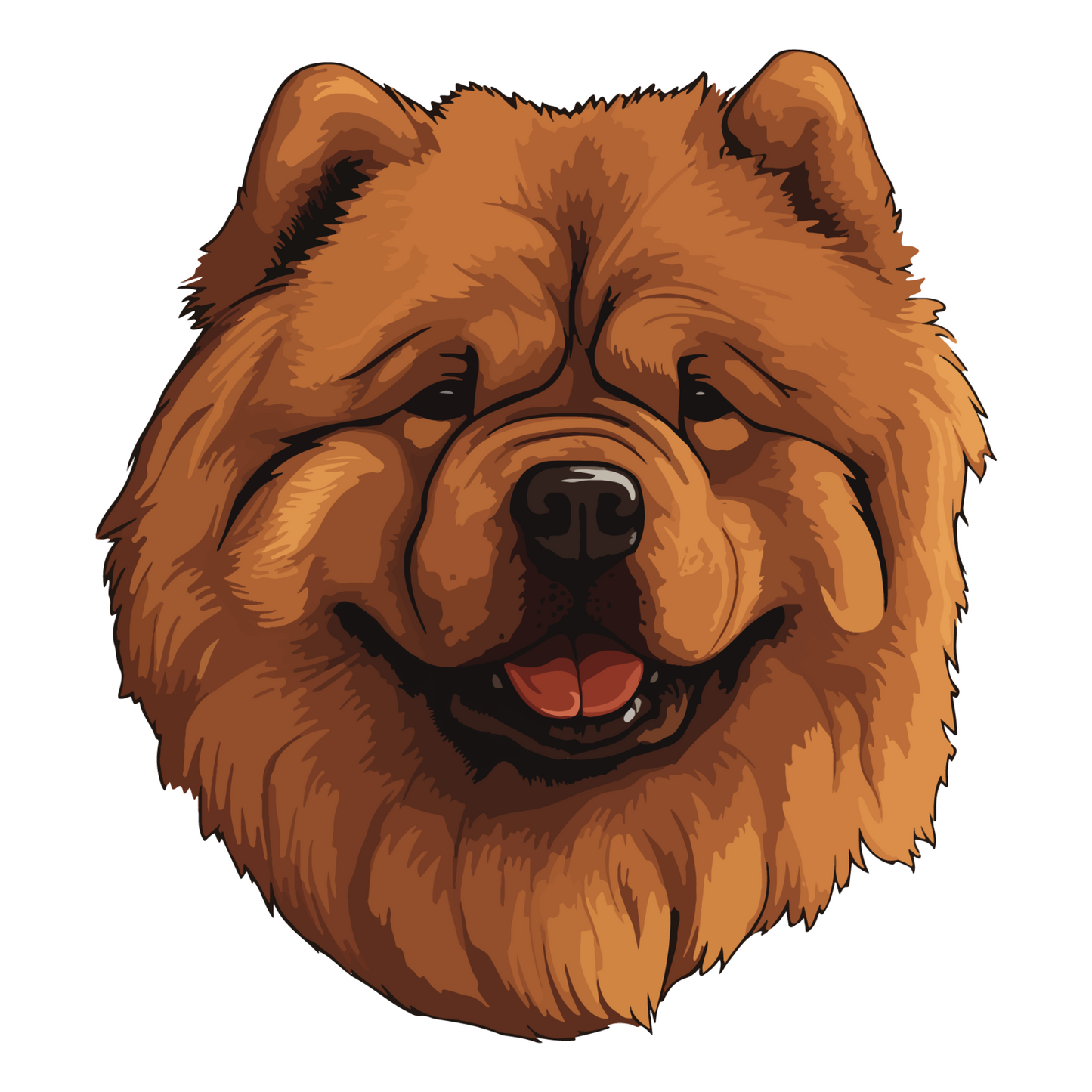 Textile Wall Sticker – “Chow Chow"