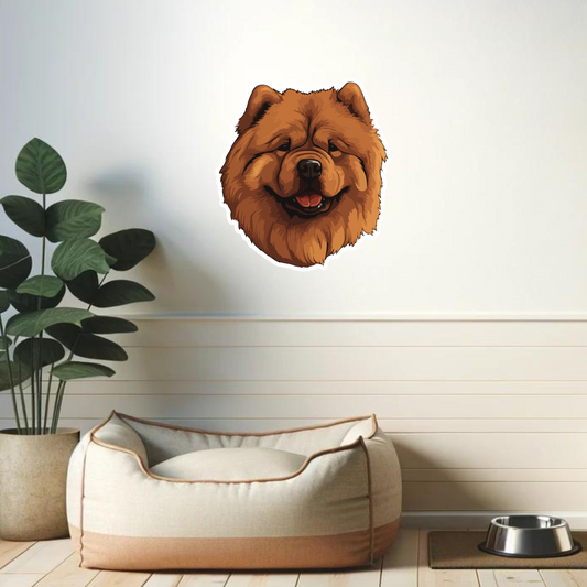Textile Wall Sticker – “Chow Chow"