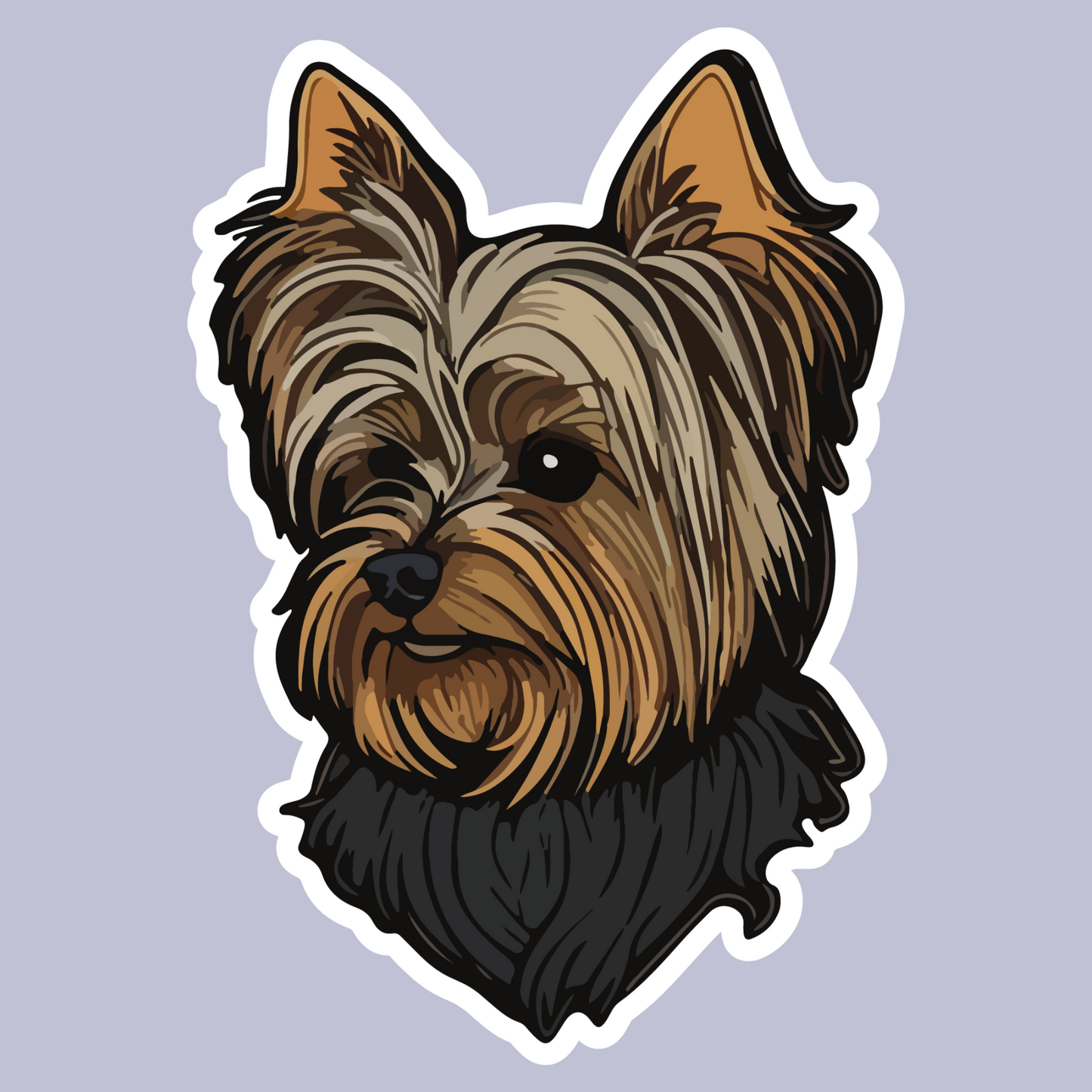 Textile Wall Sticker – “Yorkshire Terrier"