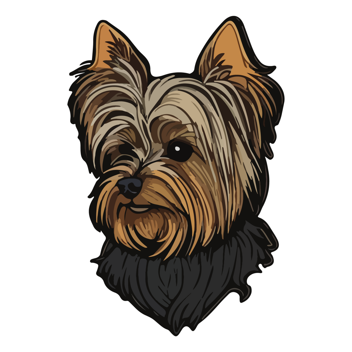 Textile Wall Sticker – “Yorkshire Terrier"
