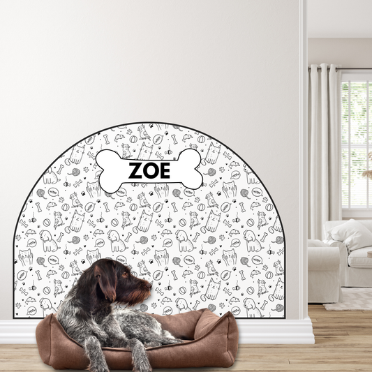 Protective Textile Wall Sticker – Arch – Animals