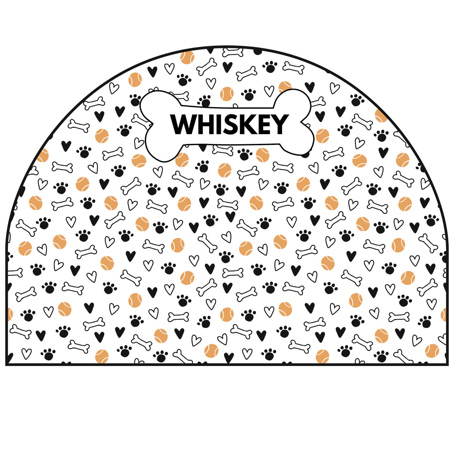 Protective Textile Wall Sticker – Arch – Balls