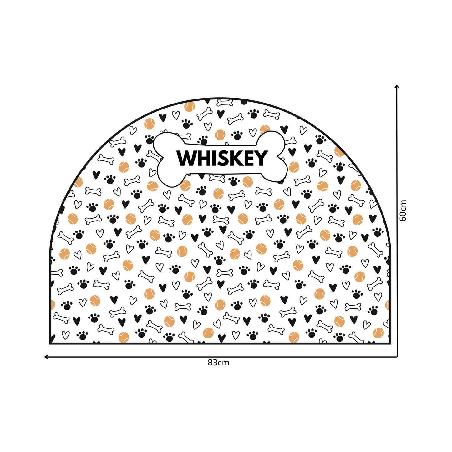 Protective Textile Wall Sticker – Arch – Balls