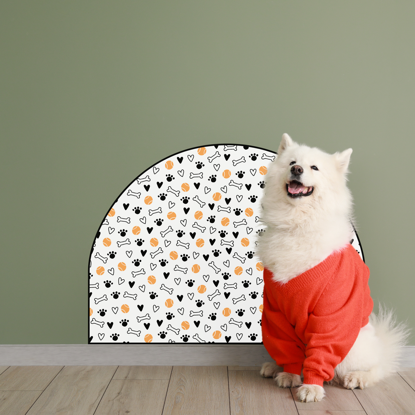 Protective Textile Wall Sticker – Arch – Balls