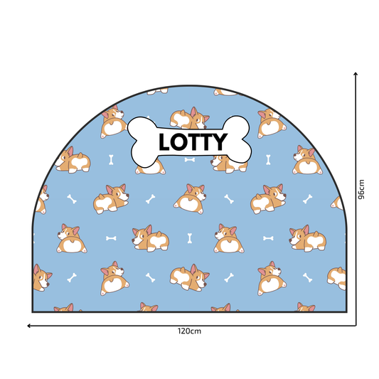 Protective Textile Wall Sticker – Arch – Corgi