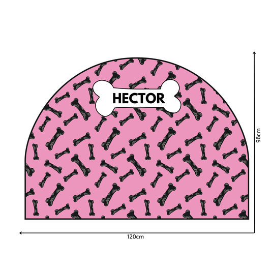 Protective Textile Wall Sticker – Arch – Dog Bones