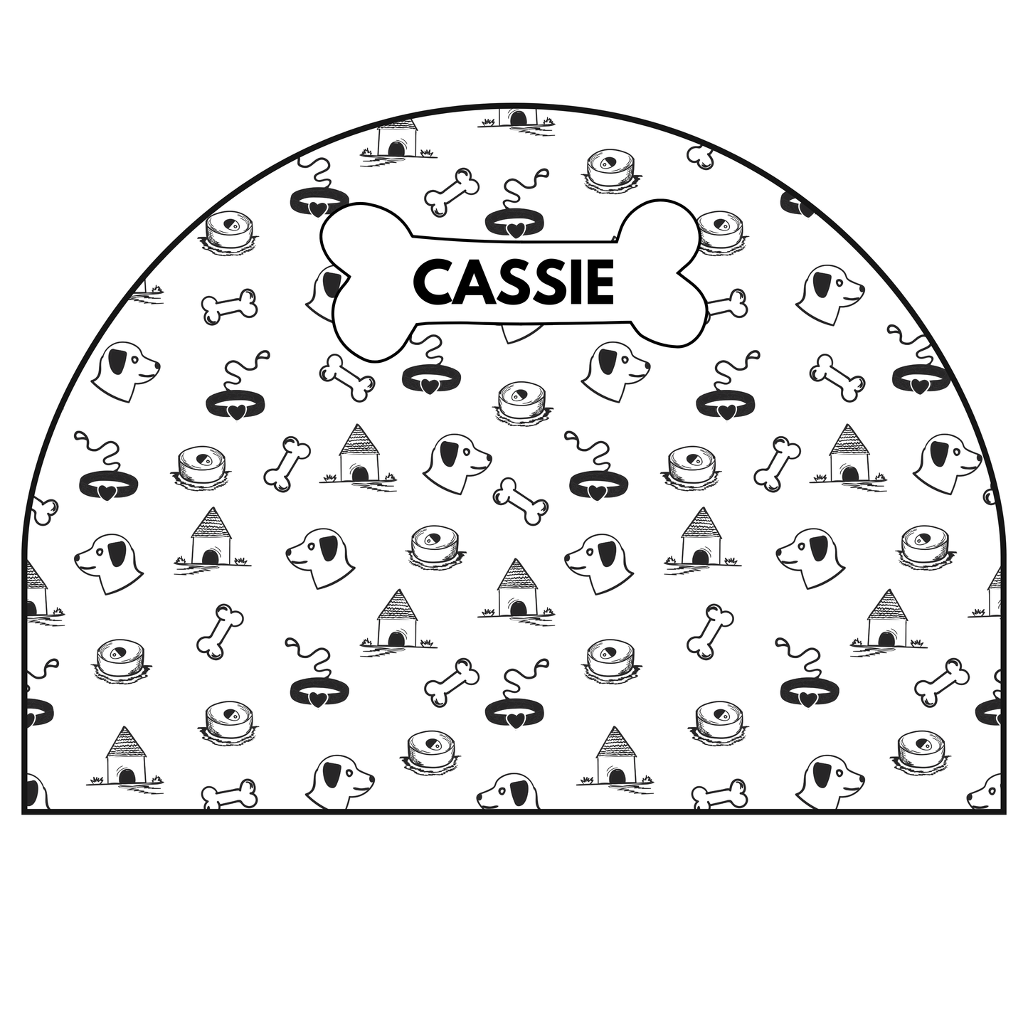 Protective Textile Wall Sticker – Arch – Dog Collars