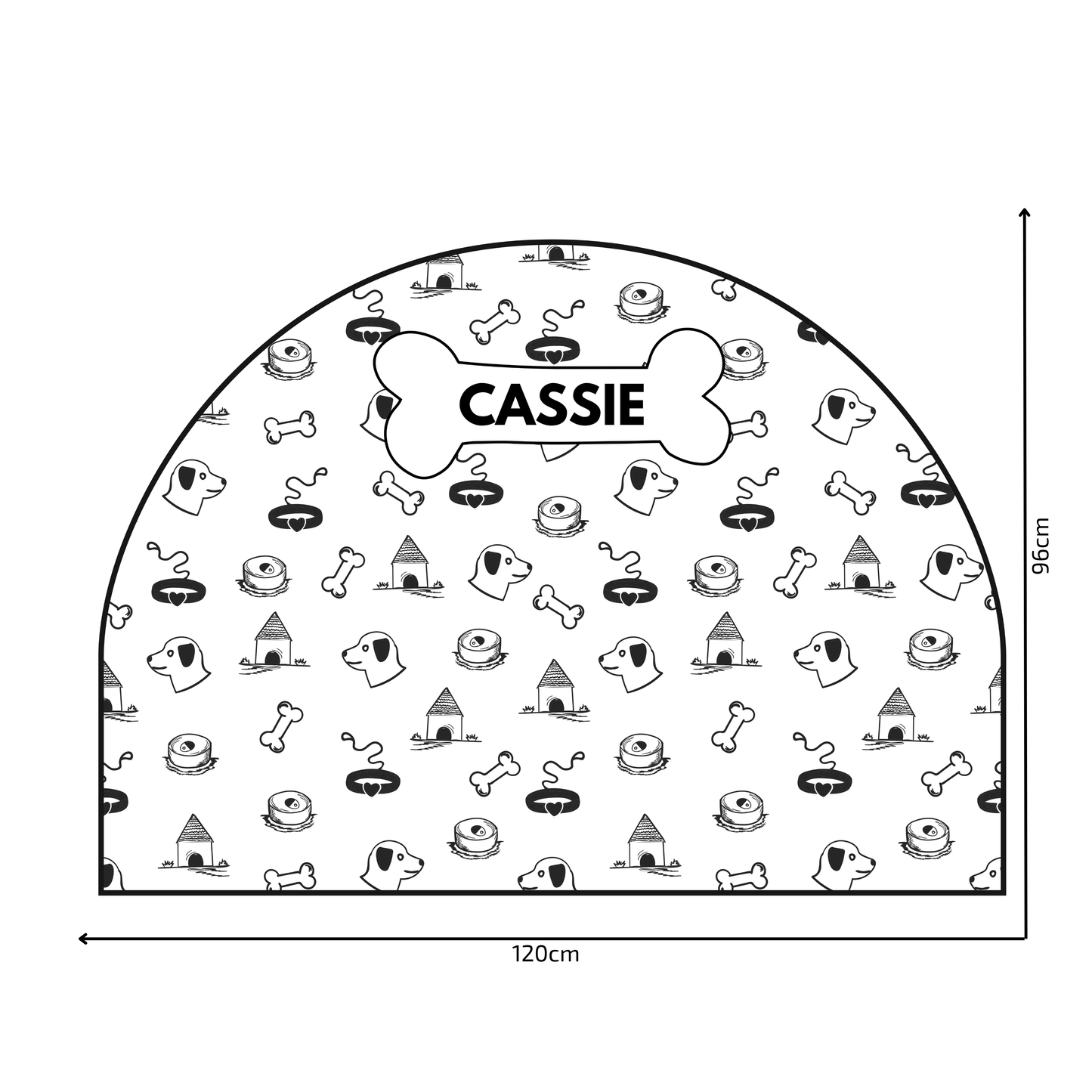 Protective Textile Wall Sticker – Arch – Dog Collars