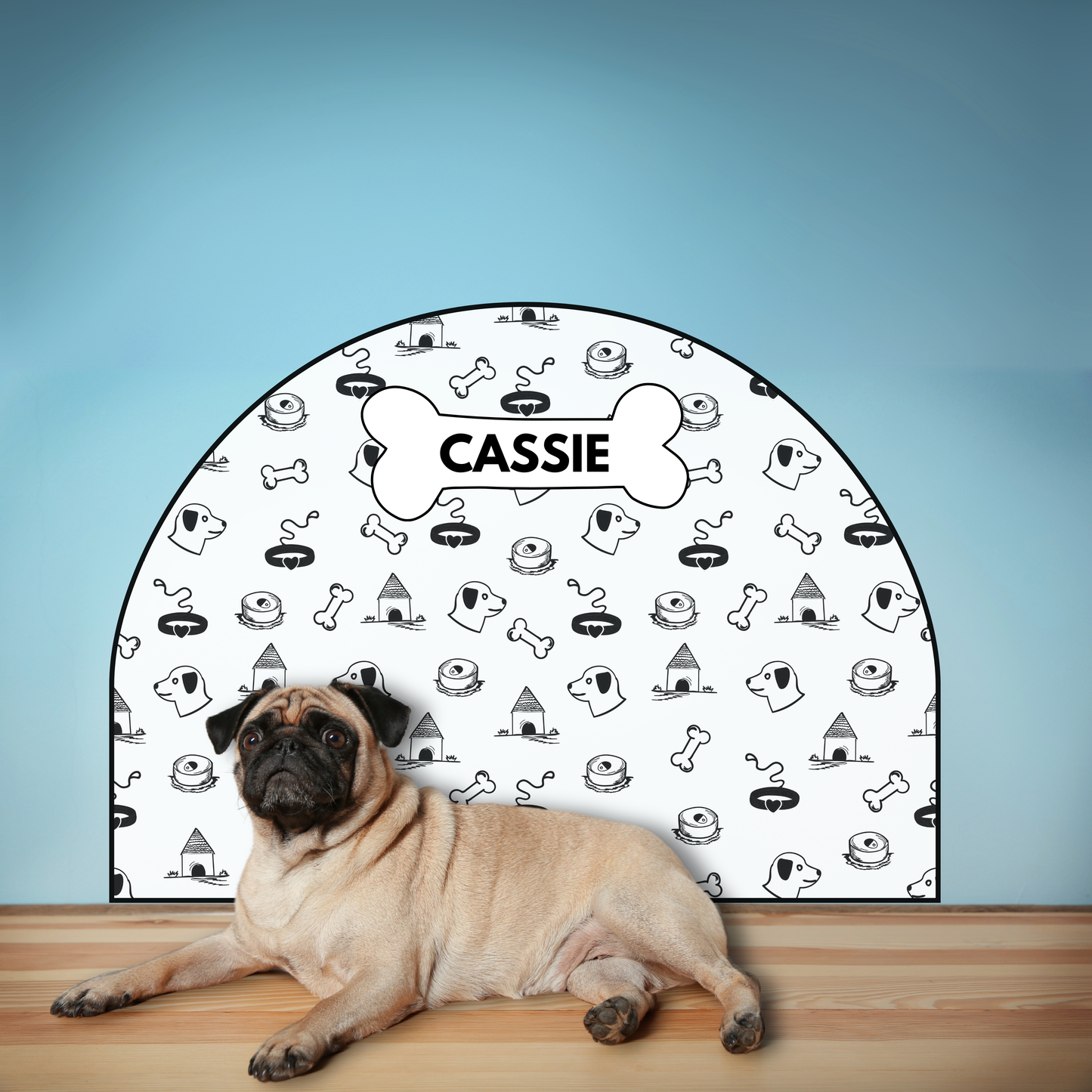 Protective Textile Wall Sticker – Arch – Dog Collars