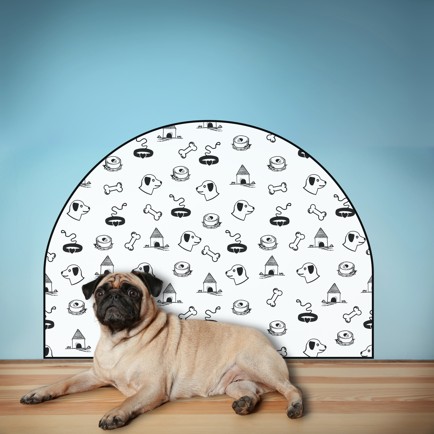 Protective Textile Wall Sticker – Arch – Dog Collars