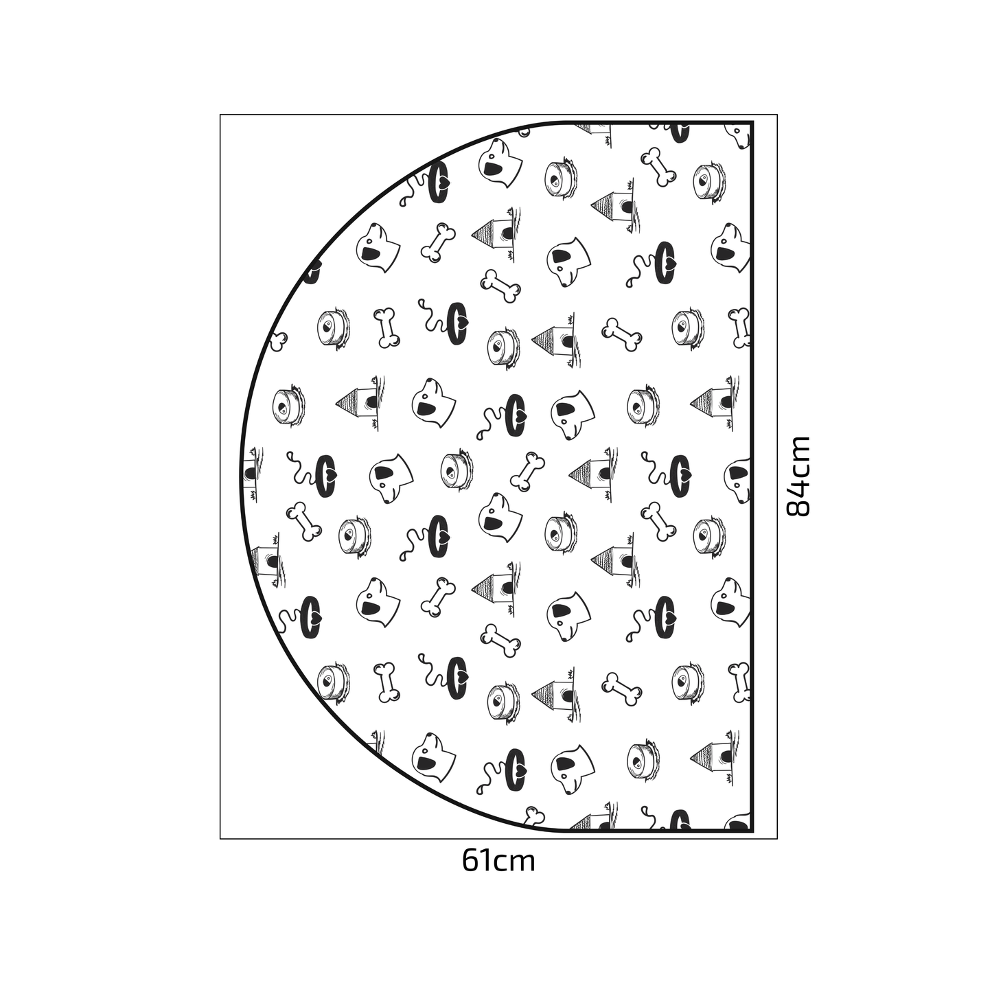 Protective Textile Wall Sticker – Arch – Dog Collars