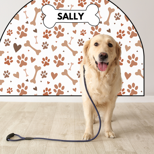 Protective Textile Wall Sticker – Arch – Paws
