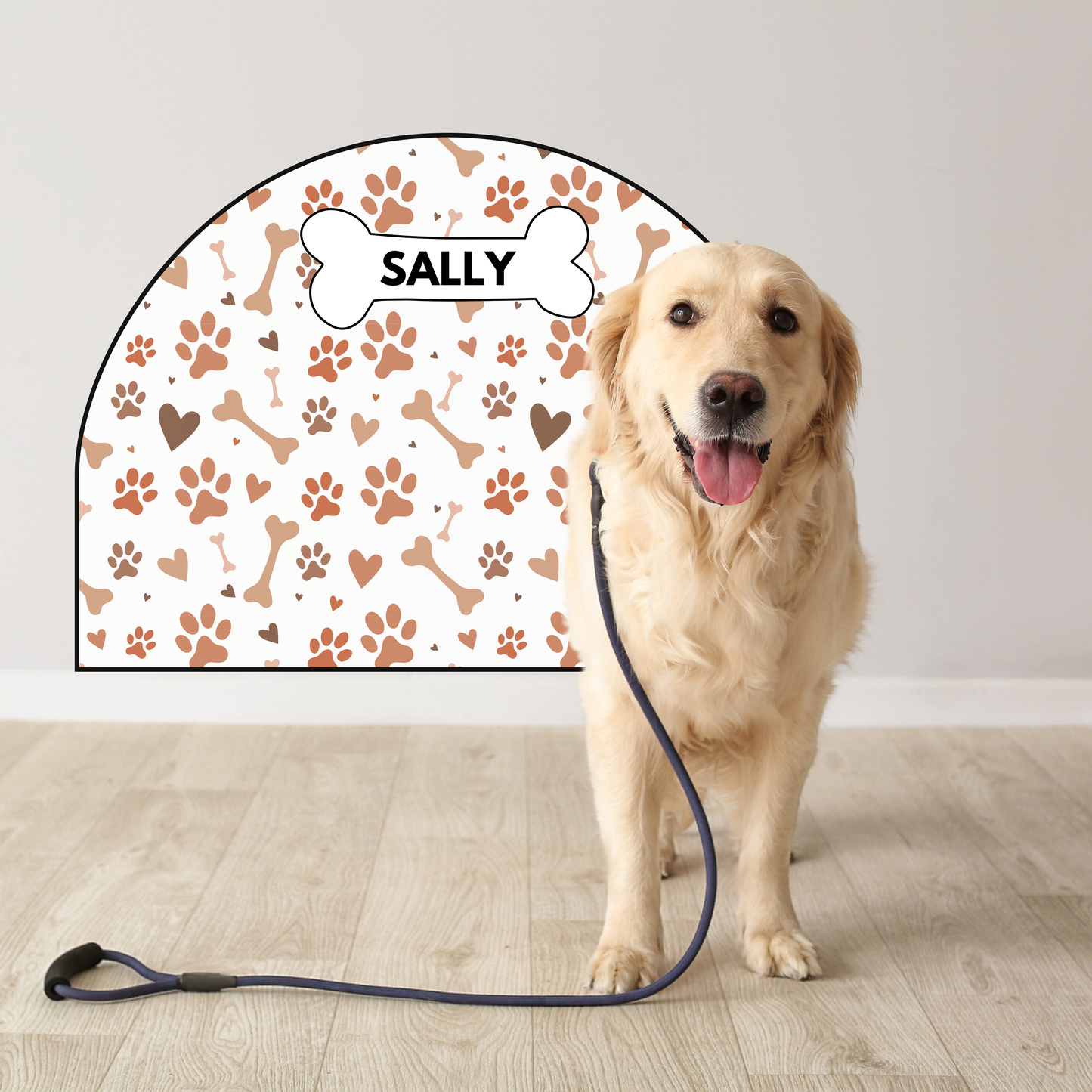 Protective Textile Wall Sticker – Arch – Paws