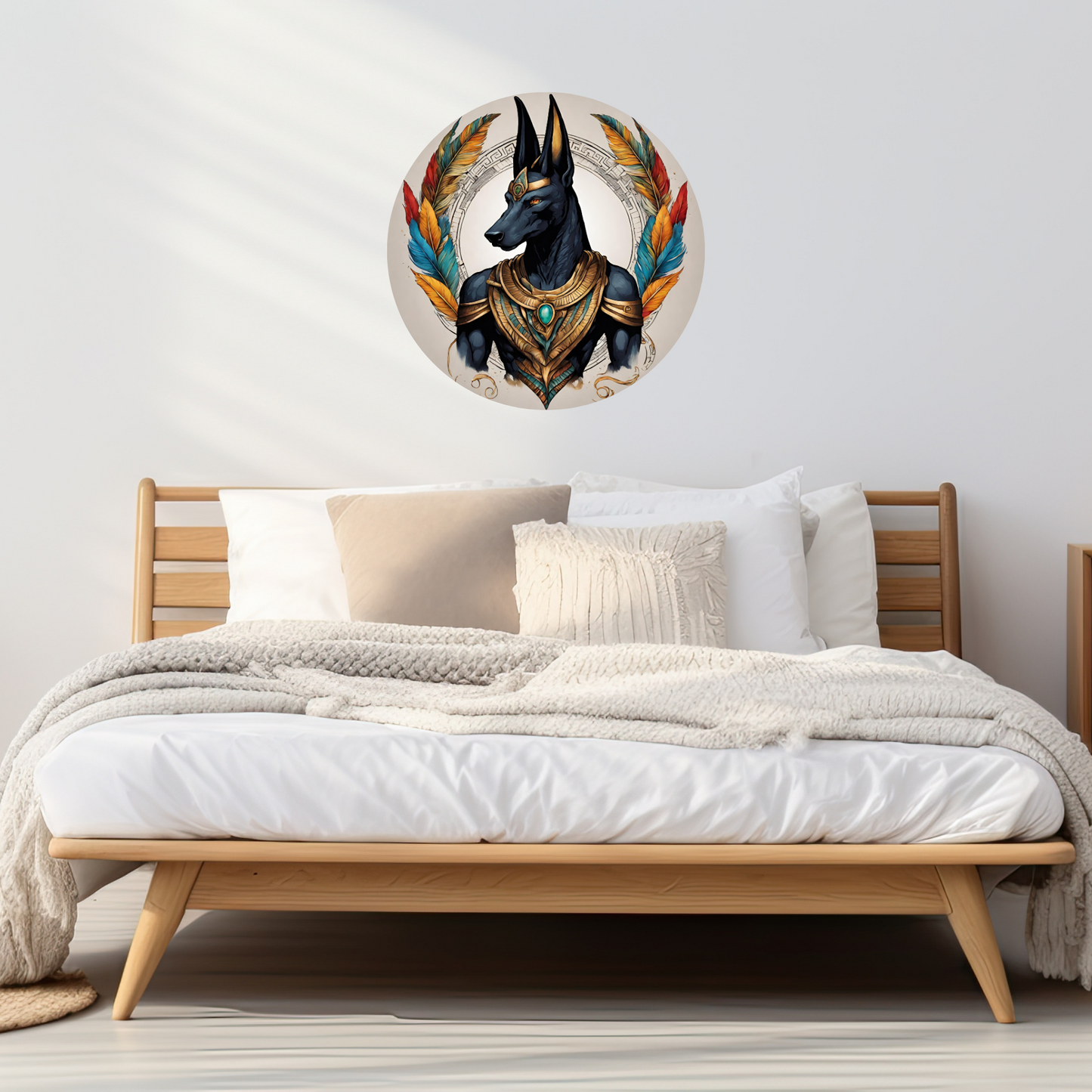 Round Wall Sticker – “Anubis"