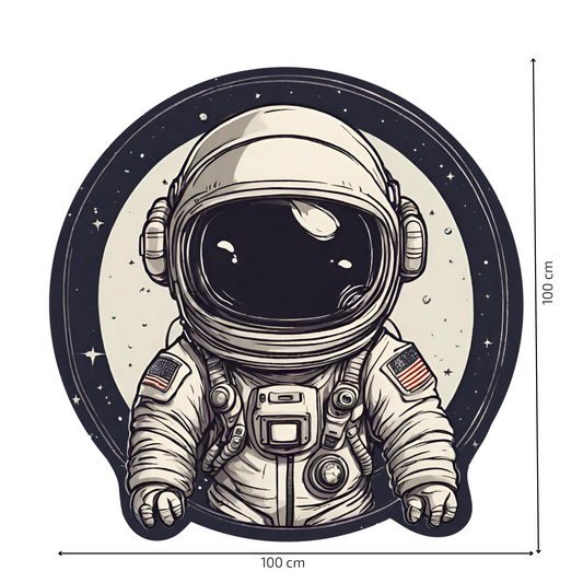Round Wall Sticker – “Astronaut"