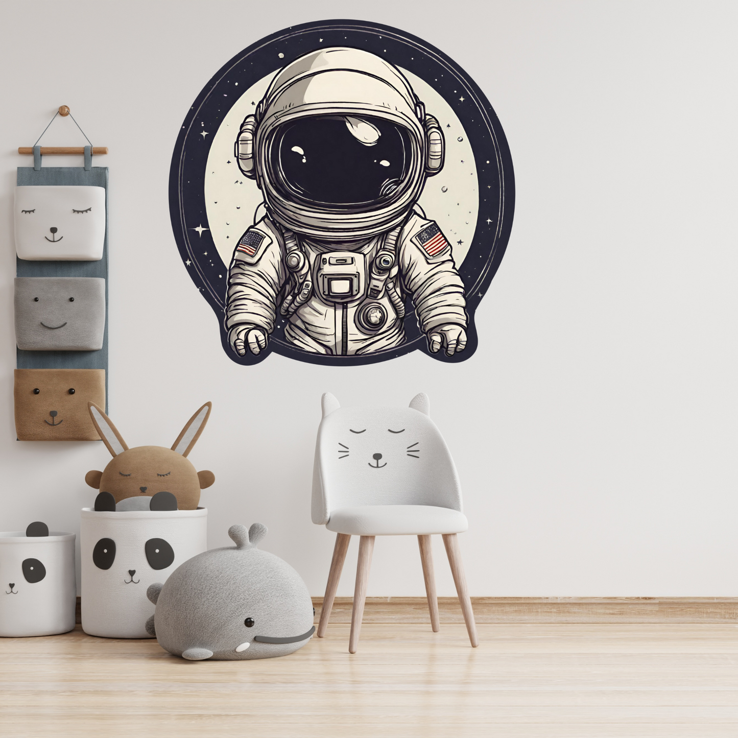 Round Wall Sticker – “Astronaut"