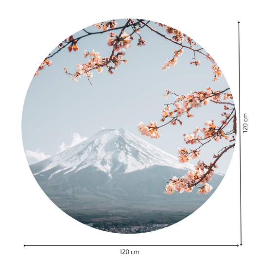 Round Wall Sticker – “Japan"