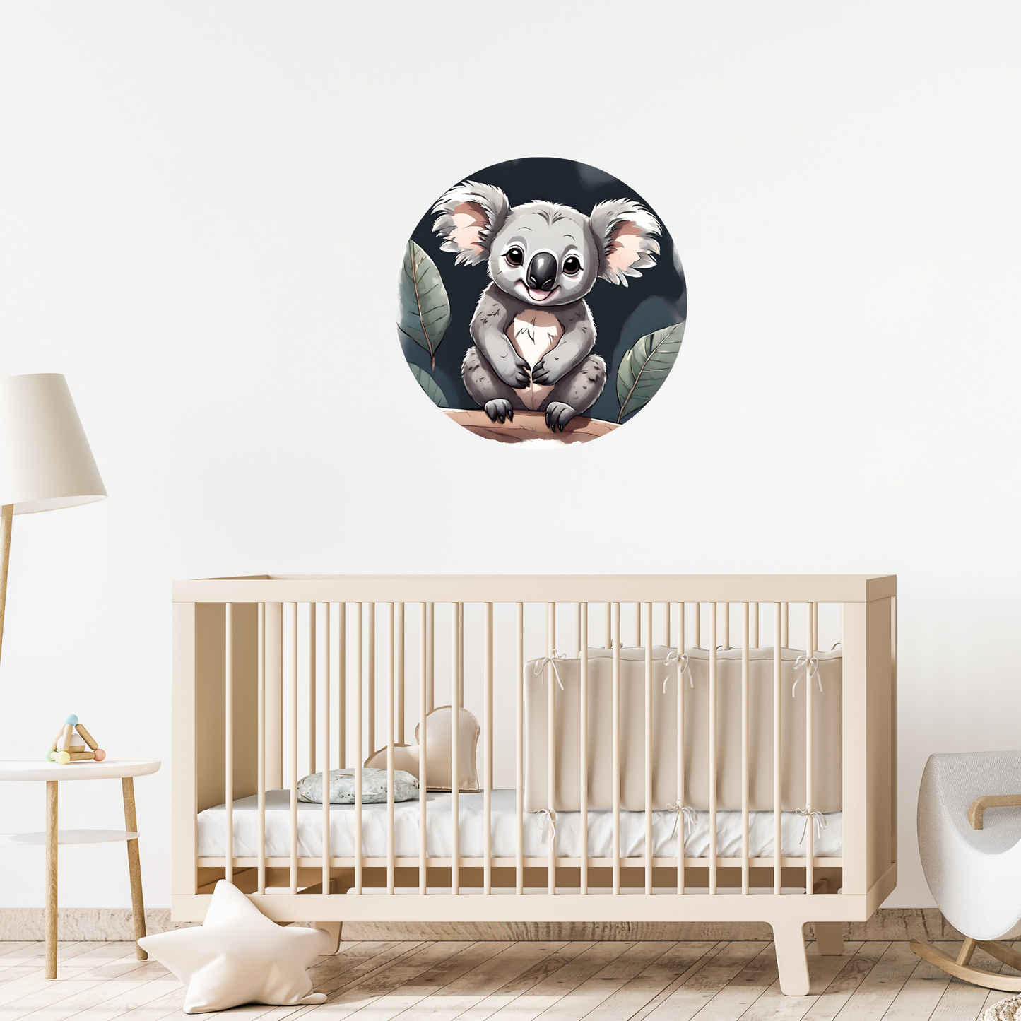 Round Wall Sticker – “Koala"
