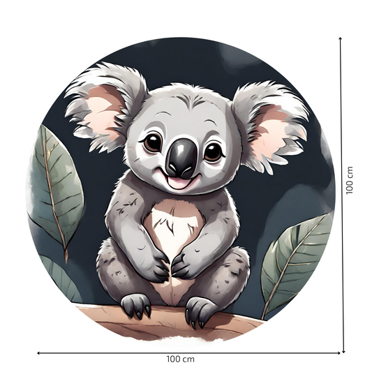 Round Wall Sticker – “Koala"