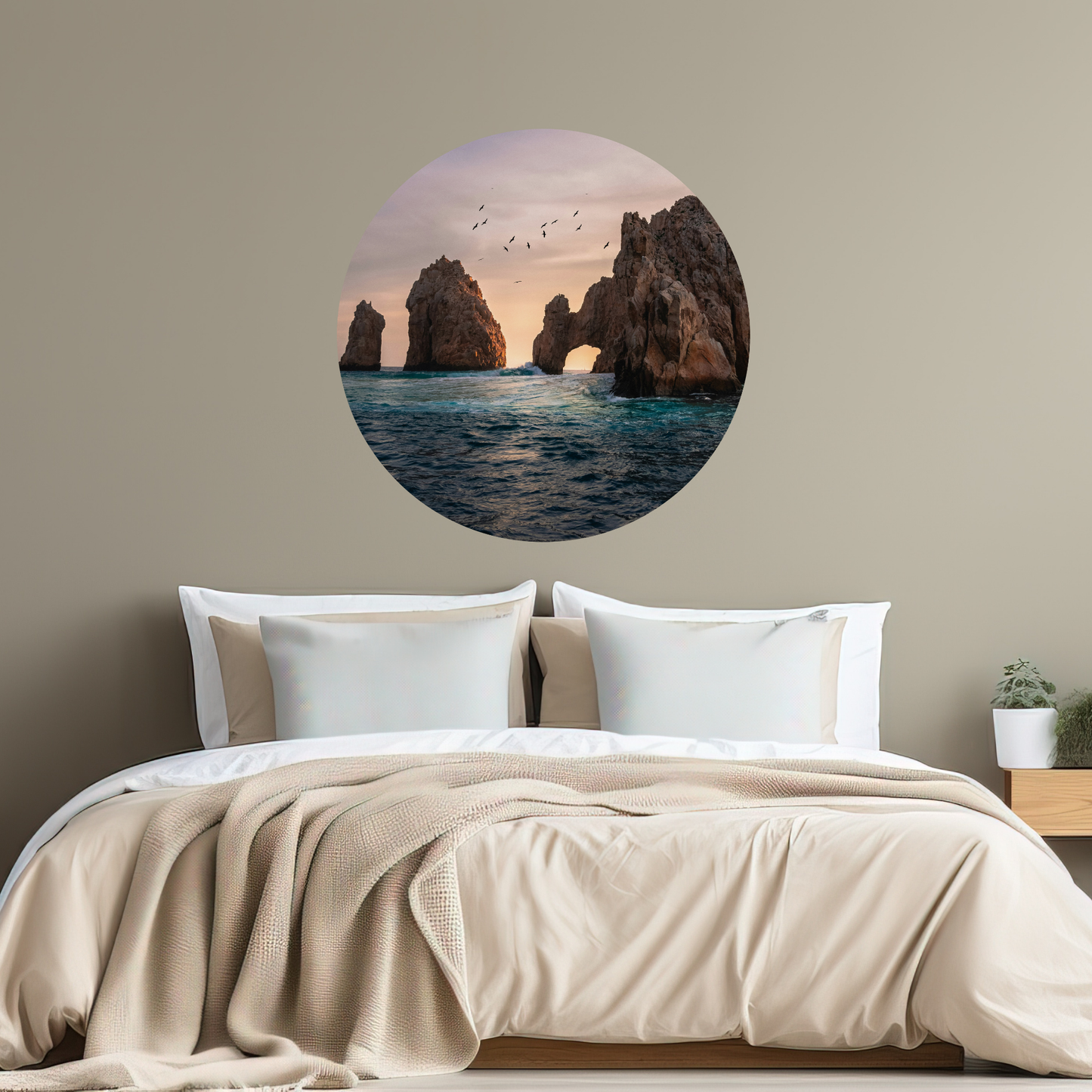 Round Wall Sticker – “Los Cabos"