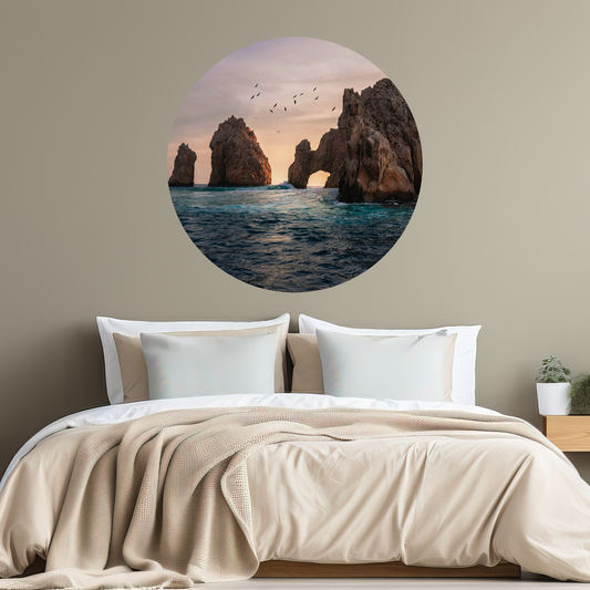 Round Wall Sticker – “Los Cabos"