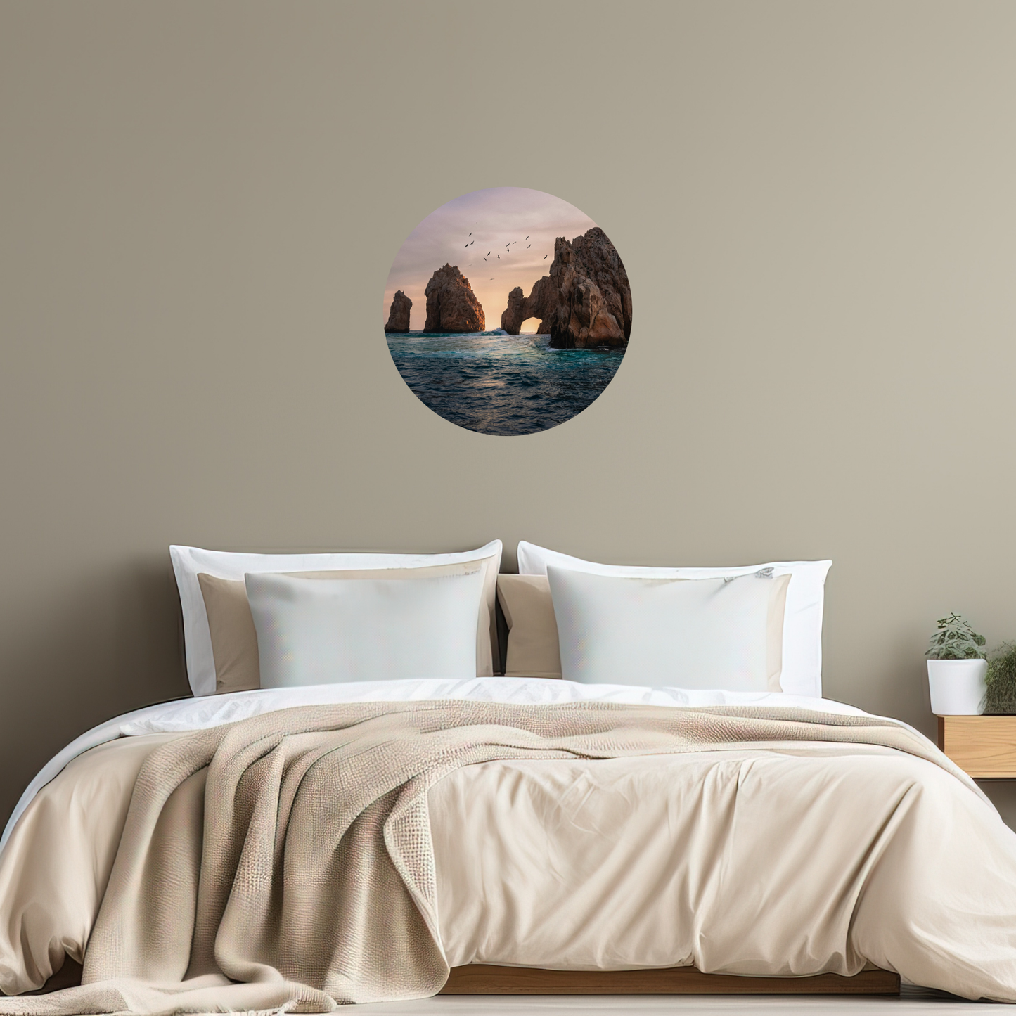 Round Wall Sticker – “Los Cabos"