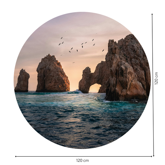 Round Wall Sticker – “Los Cabos"