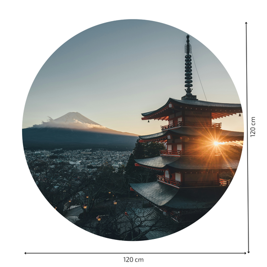Round Wall Sticker – “Japan 2"