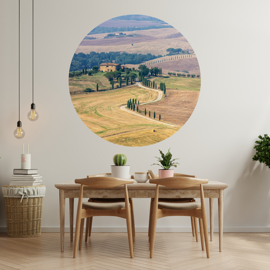 Round Wall Sticker – “Tuscany"