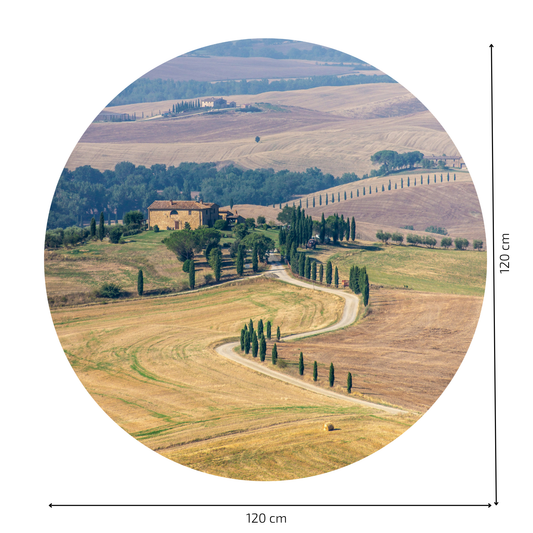 Round Wall Sticker – “Tuscany"