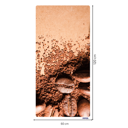Self-Adhesive Textile Painting – Coffee Beans