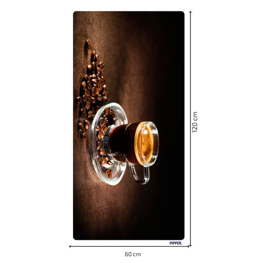 Self-Adhesive Textile Painting – Coffee Cup 2