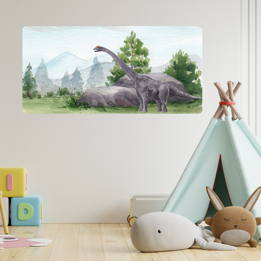 Self-Adhesive Textile Painting – Dinosaur