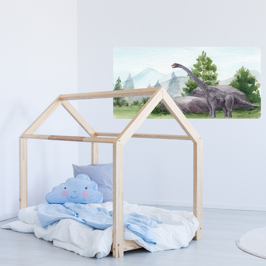 Self-Adhesive Textile Painting – Dinosaur