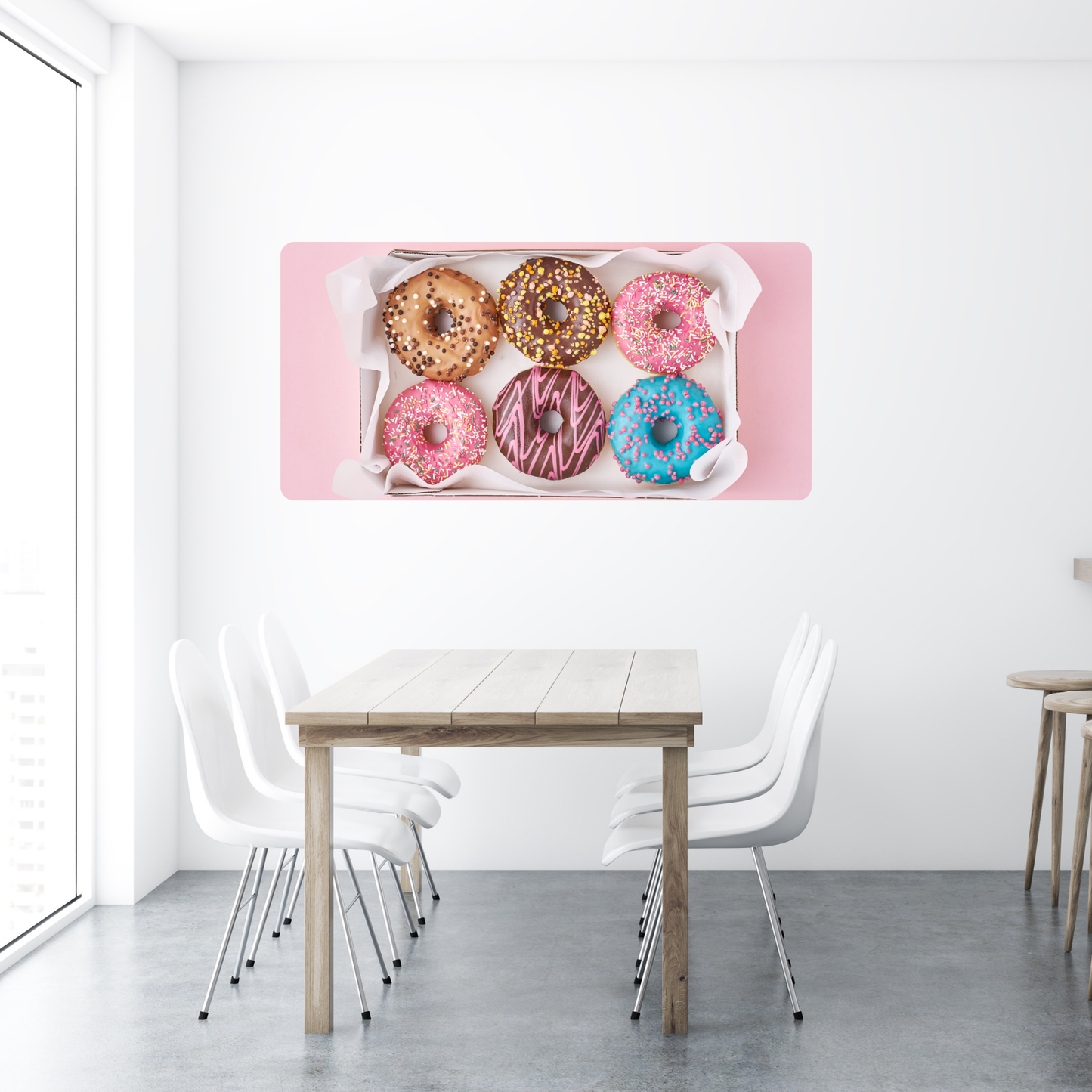 Self-Adhesive Textile Painting – Donuts 2