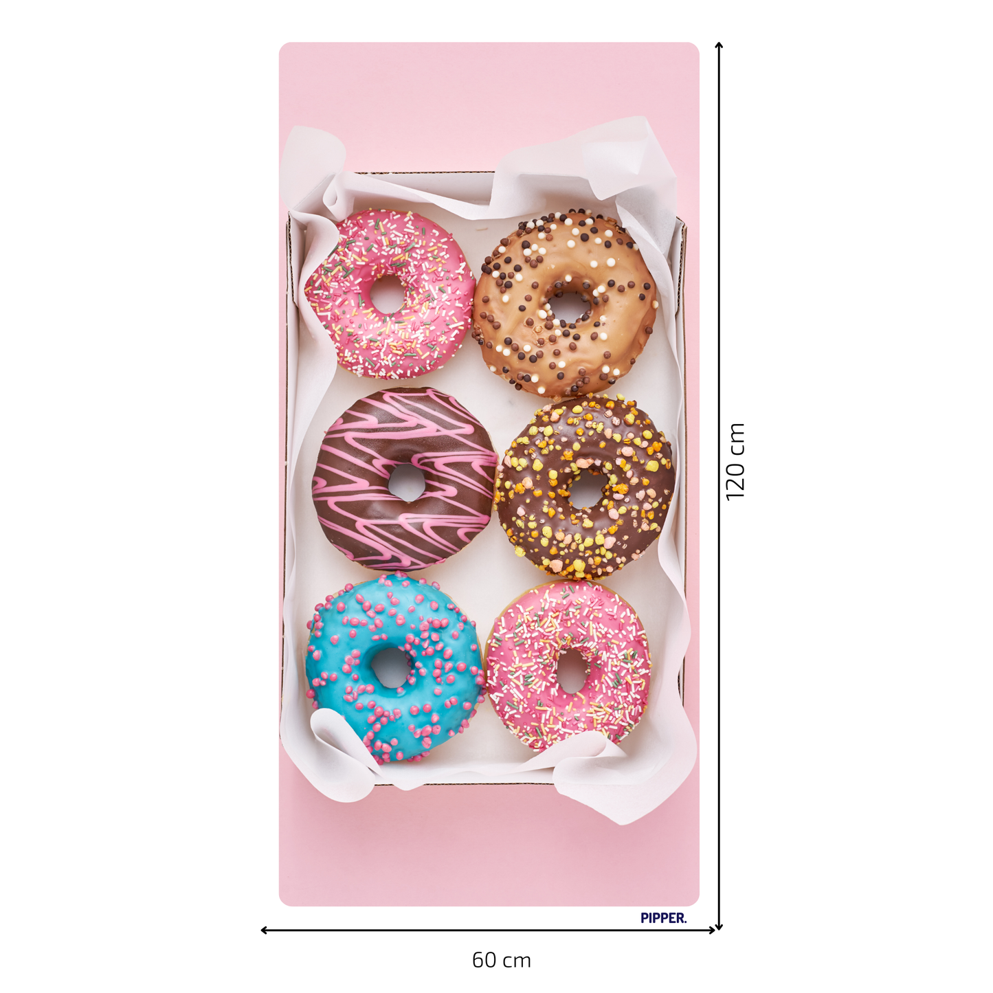 Self-Adhesive Textile Painting – Donuts 2