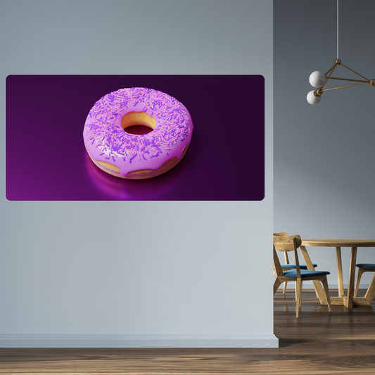 Self-Adhesive Textile Painting –  Donuts 3