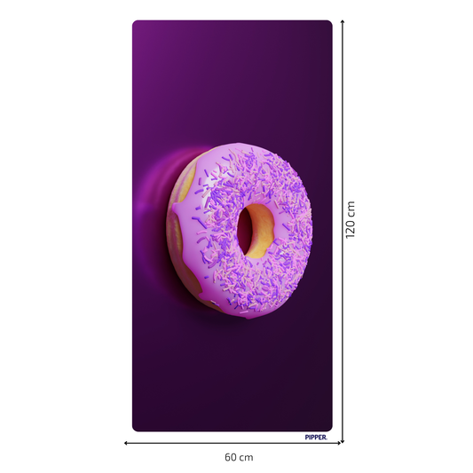 Self-Adhesive Textile Painting –  Donuts 3
