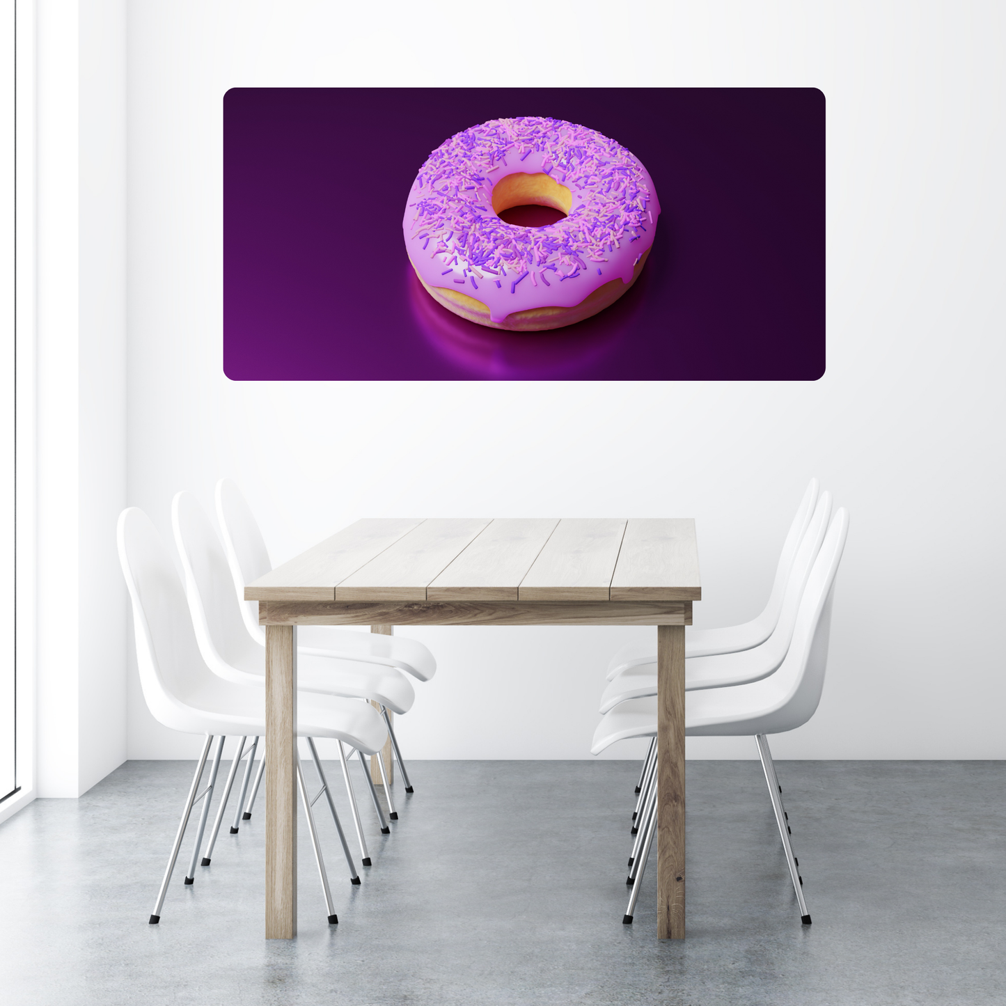 Self-Adhesive Textile Painting – Donuts 3