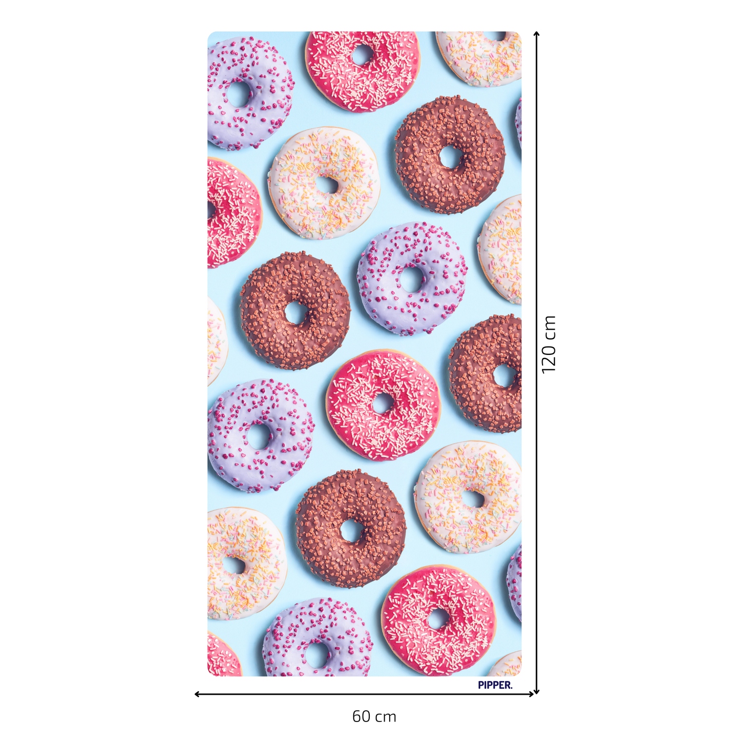 Self-Adhesive Textile Painting – Donuts