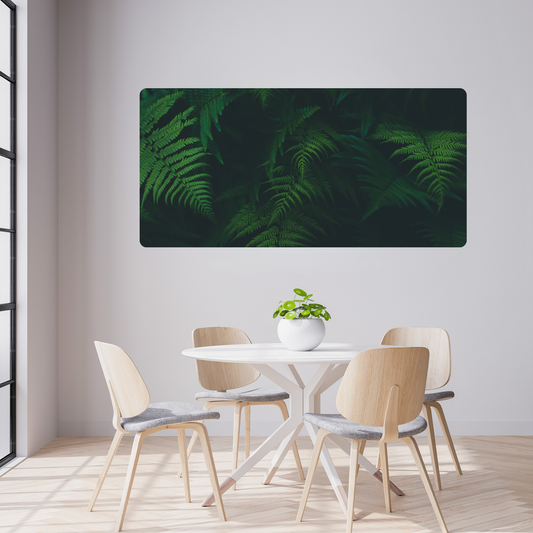 Self-Adhesive Textile Painting – Ferns