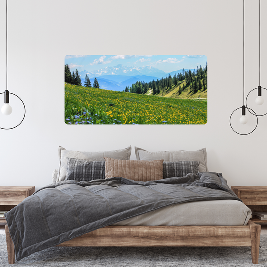 Self-Adhesive Textile Painting – Mountain Meadow