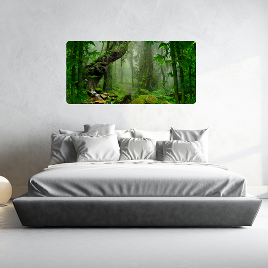 Self-Adhesive Textile Painting – Mysterious Jungle