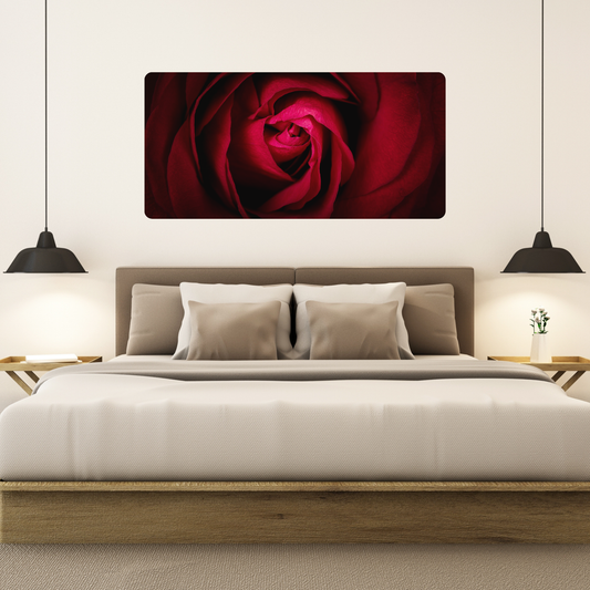 Self-Adhesive Textile Painting –  Rose