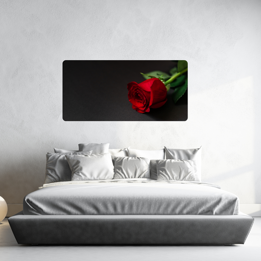 Self-Adhesive Textile Painting –  Rose 2