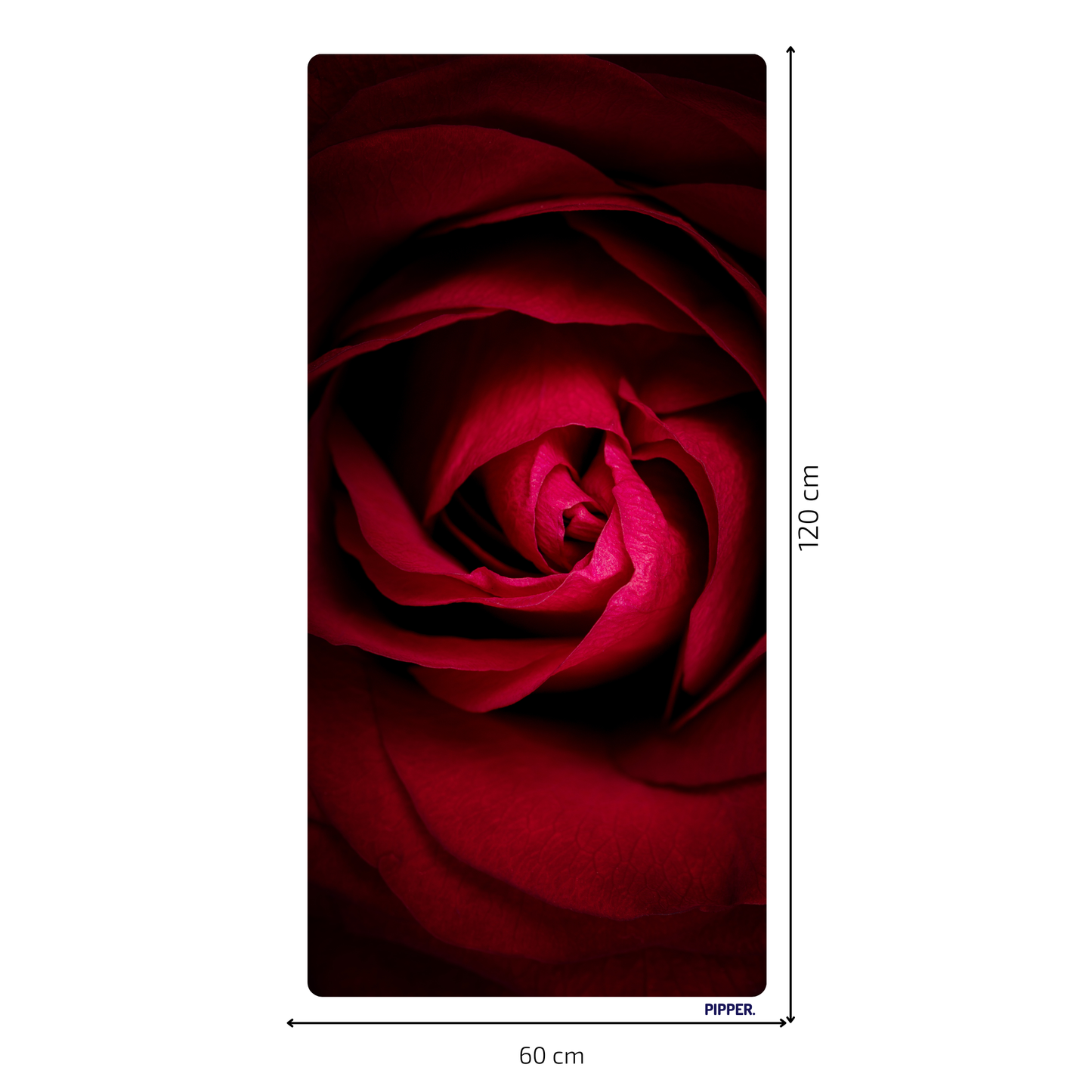 Self-Adhesive Textile Painting – Rose