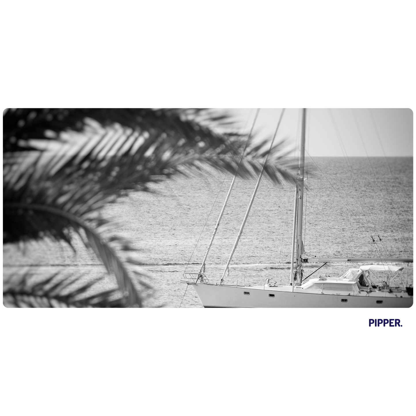 Self-Adhesive Textile Painting – Sailboat