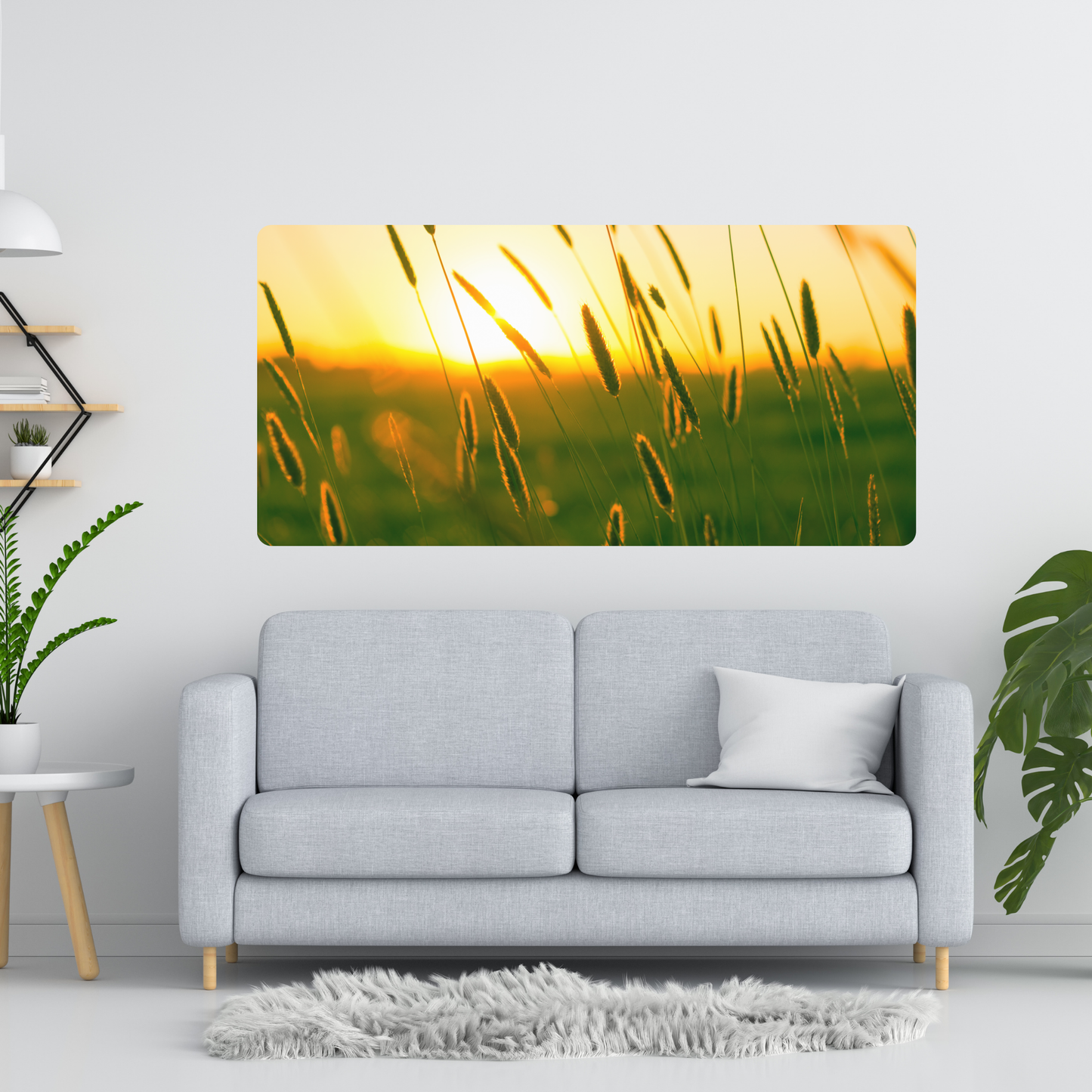 Self-Adhesive Textile Painting – Sunset